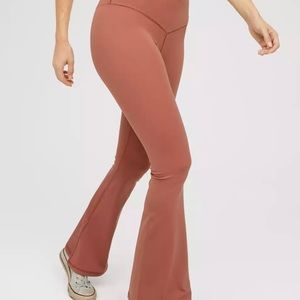Aerie Flare high waist crossover leggings